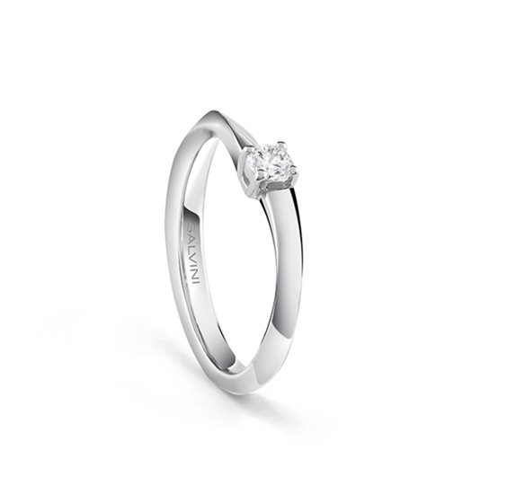 Anello Salvini Donna Desideria in Oro bianco Diamante 0.14 Ct 20092786 - 20092786